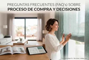 Preguntas frecuentes sobre el proceso de compra y toma de decisiones en cortinas a medida