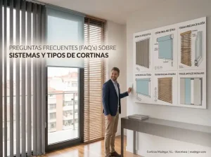 Preguntas frecuentes sobre sistemas y tipos de cortinas a medida: ¿cuál elegir?